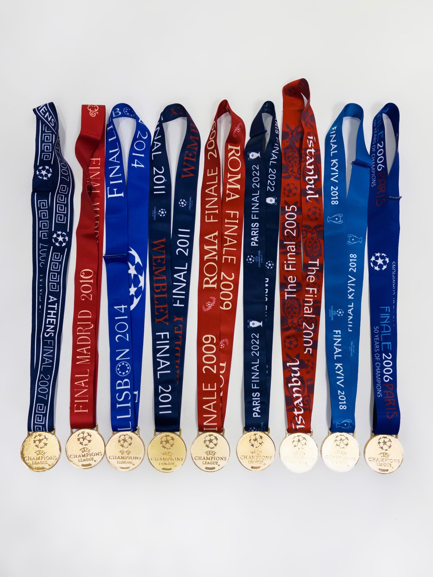 MEDALLAS DE CHAMPIONS