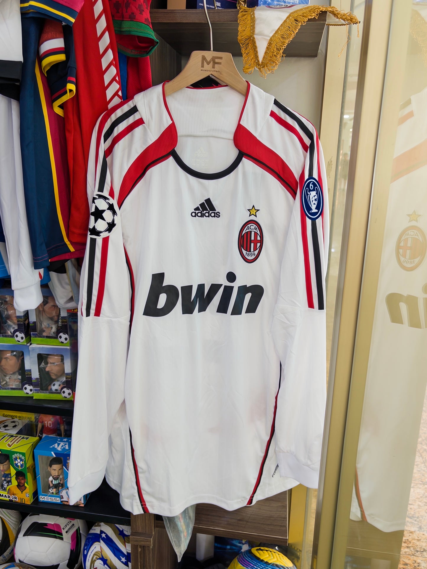 AC MILAN VISITANTE 06/07 MANGA LARGA