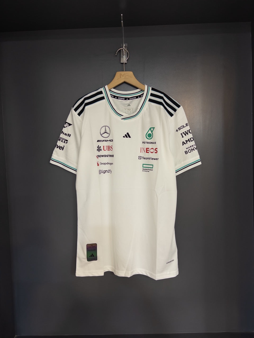 FRANELA MERCEDES BLANCA